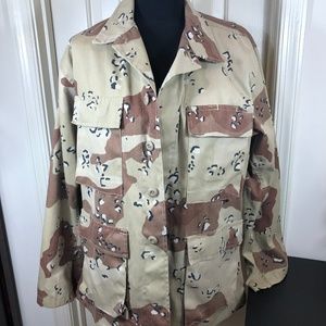 Military Combat Woodland Camo Coat Small/Regular